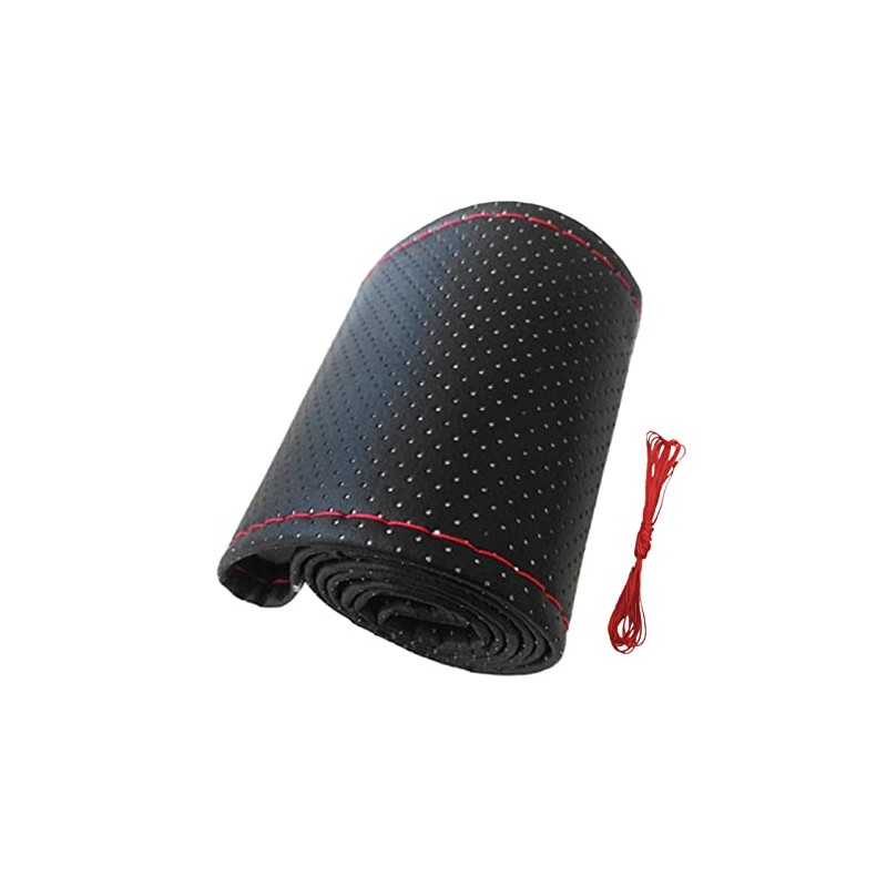 Funda Universal para Volante de Coche de Cuero de Microfibra,