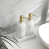 Kitchen Soap Dispenser Set with Tray - Hand and Dish