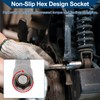 Hihaha Impact Socket Hardware Tool for Car Motorcycle Dirtbike Repair