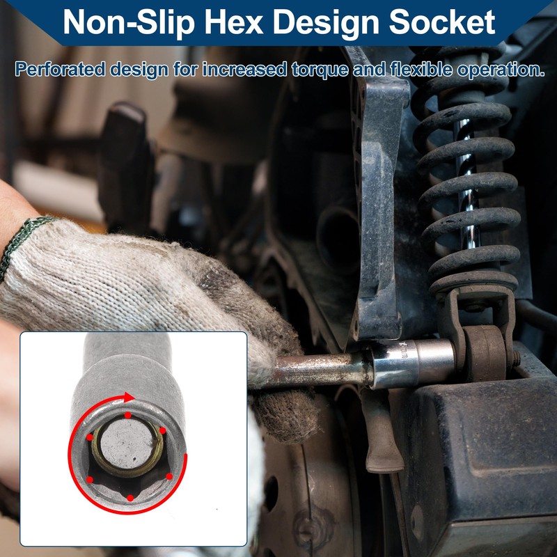 Hihaha Impact Socket Hardware Tool for Car Motorcycle Dirtbike Repair