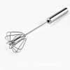 Digead Stainless Steel Egg Whisk, Hand Push Rotary Whisk Blender,