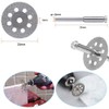 Saipor 20pcs 22mm Diamond Cutting Wheel Off Discs with 4