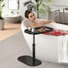 YunMeoCool Adjustable Height C Shaped Side Table, Couch Tables That