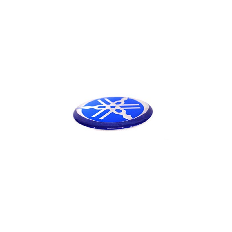 Yamaha Tuning Fork Emblem Sticker, Blue, Genuine Product, 1.6 inches