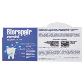 Biorepair: Dentifricio per la Notte (Intensive Night Repair) Toothpaste with microRepair * 2.5 Fluid Ounce (75ml) Tube * [ Italian Import ] by Coswell S.p.A.