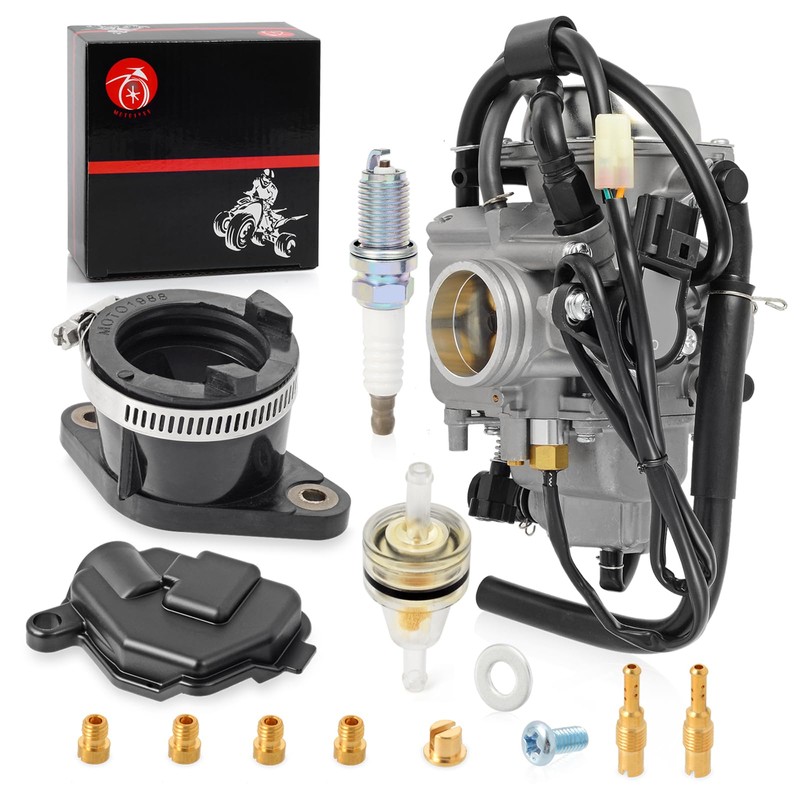 Carburetor & Intake Manifold Boot For Honda Foreman 500 TRX500
