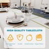 Rectangular Waterproof PVC Tablecloth, Tablecloth for Dining Room, Garden, Party,