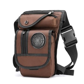 Xieben Motorcycle Leg Bag Drop Leg Bag Waist Bag Leg Bag for Men Women Waist Belt Bag Cycling Travel Outdoor Sports Tactical Military Hiking Camping, coffee
