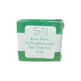 Seoul Naturals Aloe Vera with Oregano and Tea Tree Oil Soap, 5 oz
