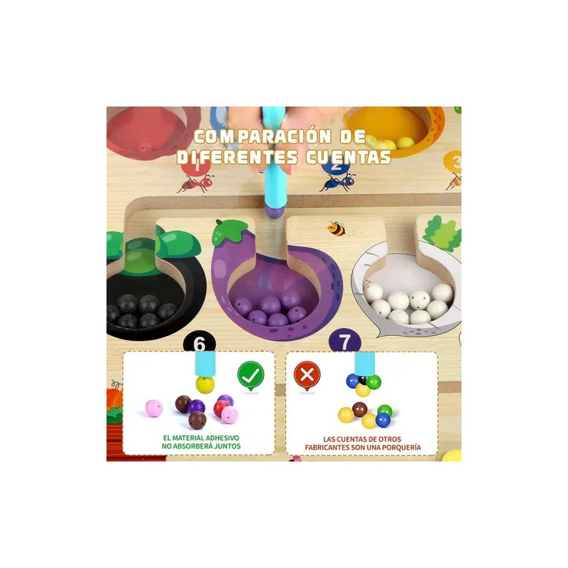 Laberinto Magnético Didáctico Para Niños Juegos Montessori