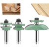 OLETBE-TECH LETBE Router Bit Set 1/2-Inch Shank Door Drawer Front