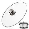 Oval Glass Lid 8 Quart Replacement for Hamilton Beach 33480