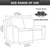 Genina Recliner Loveseat Cover Stretch Couch Covers Sofa slipcover for