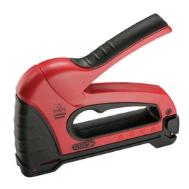 Gardner Bender MSG-501 Heavy-Duty Cable Boss Staple Gun, Professional Grade, Secures (NM) Coax, & Low-Volt Cable, Red