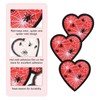 9pcs Spider Patches, Cartoon Heart Shaped Spider Iron On Patches