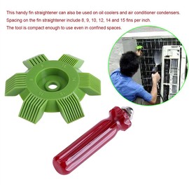 Bewinner Lamella Comb Stretcher Air Conditioning Condenser Car A/C Condenser Radiator Evaporator Comb Remover Rake Air Conditioning Tool - 8, 9, 10, 12, 14.15 Lamellar Comb Stretcher