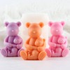 XIAOSHUI Bear Candle Mold Bear Silicone Candle Molds Bear Resin