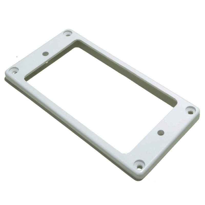 Pair of humbucker pickup surround rings for curved top guitar