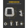 Billet Aluminum Battery Tray Battery Pallet Trunk Battery Hold Down