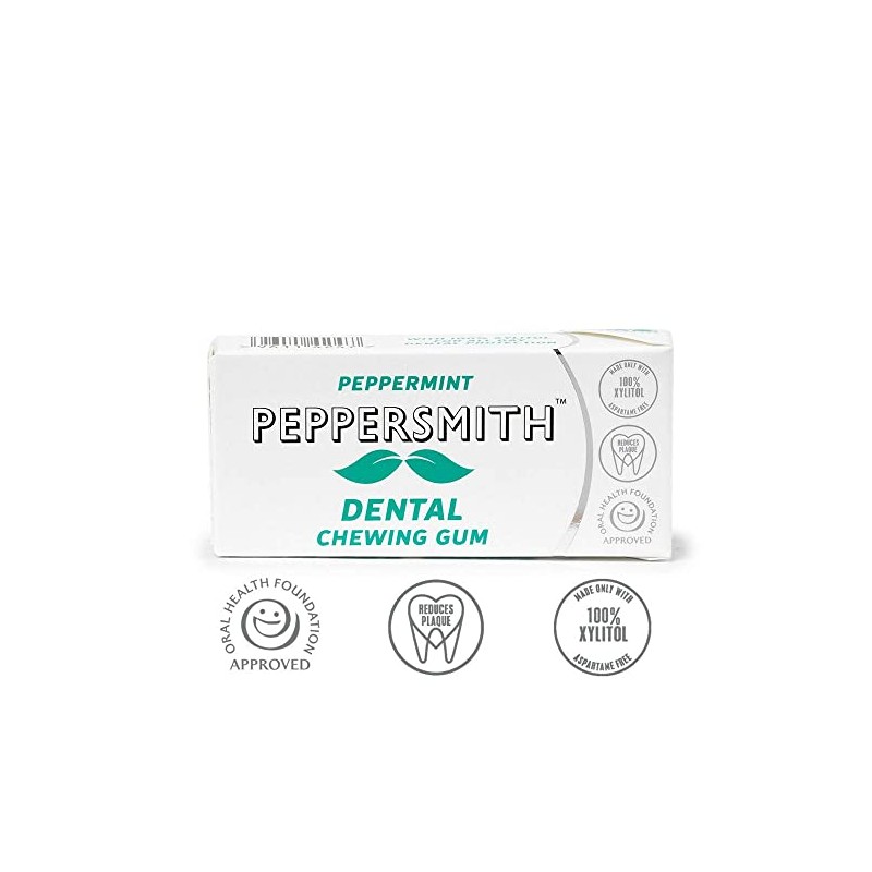Peppersmith English Peppermint Sugar-Free Gum, 15 g