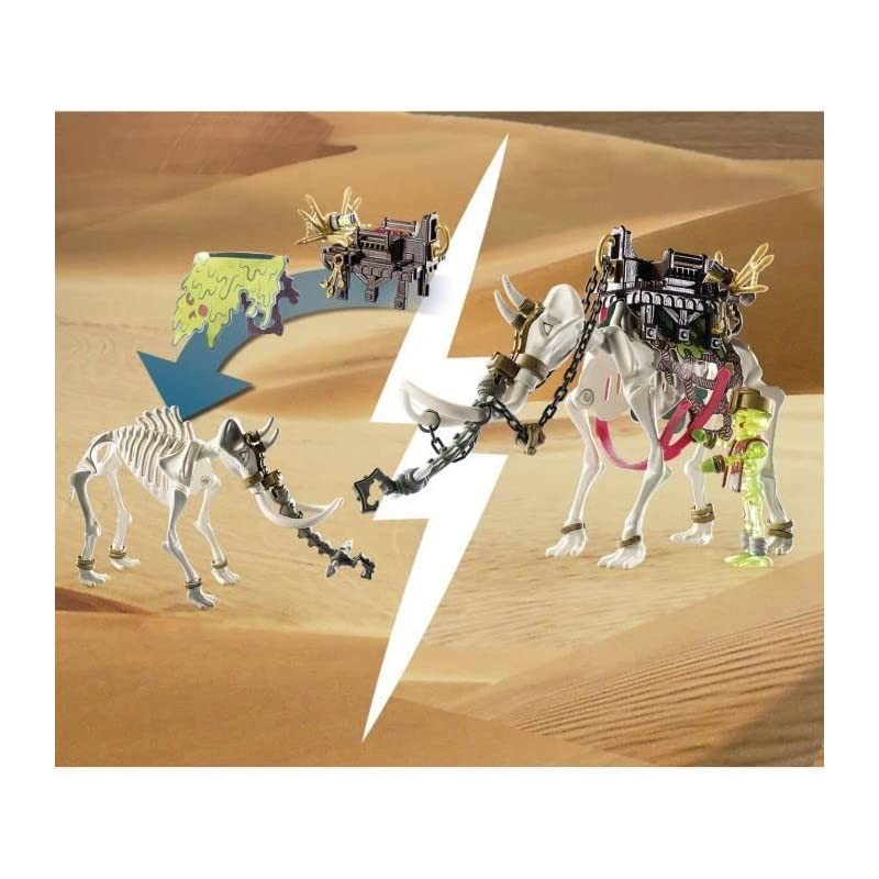 PLAYMOBIL Novelmore 71027 Sal'ahari Sands - Mammoth Attack, Toy for