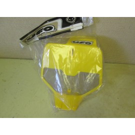 UFO   NUMBER PLATE - UNIVERSAL SUZUKI YELLOW / RM125 RM250 RMZ250 RMZ450