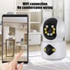 Security Camera Dual Lens HD Night Vision 2 Way Intercom