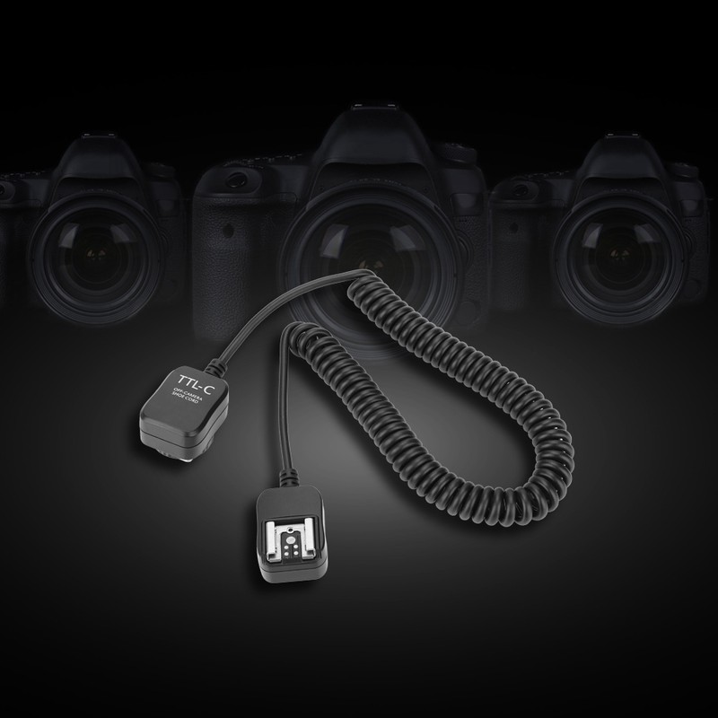 0.8m TTL Off Camera Flash Sync Extension Cord for Canon