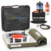 MOZODAWN Dual Fuel Camp Stove, 8000 BTU Infrared Butane &