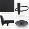 Brage Living Bar Stool, Couch Spring Seat, Adjustable Swivel PU