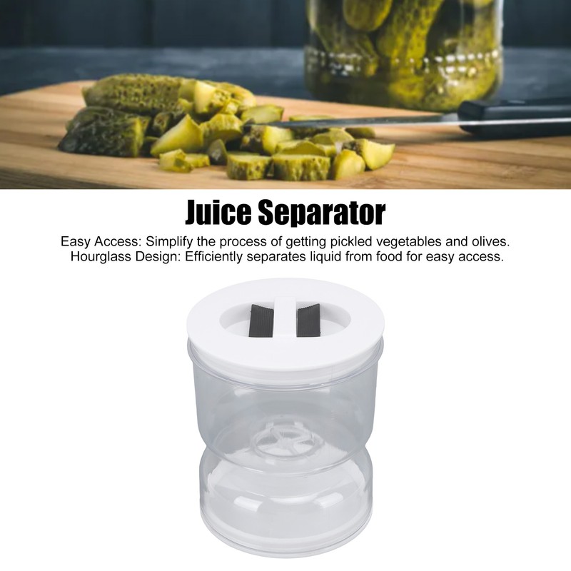 Pickle Jar ABS Juice Separator with Flip Strainer Leakage Proof