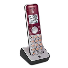 AT&T CL80131 Accessory Cordless Handset, Red | Requires a CL8xxx Series Cordless Phone System to Operate