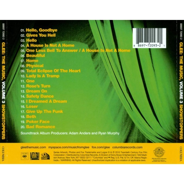 GLEE - GLEE: THE MUSIC SHOWSTOPPERS [DELUXE EDITION] NEW CD