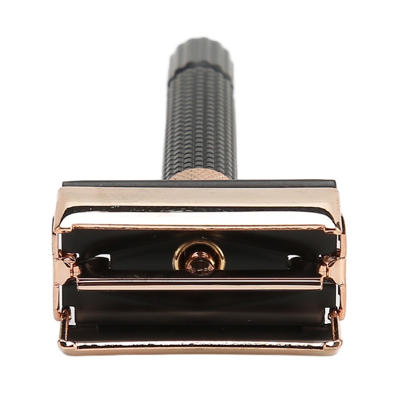 Shaving Handle Metal Safety Double Edge Reusable Shaving Long Handle