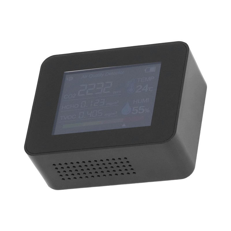 Portable Carbon Dioxide Detector USB Charging Temperature and Humidity Tester
