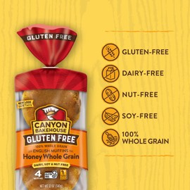 Canyon Bakehouse Gluten Free English Muffins, 12 Oz