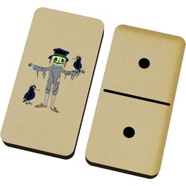 Azeeda 'Spooky Scarecrow' Domino Set & Box (DM00052062)