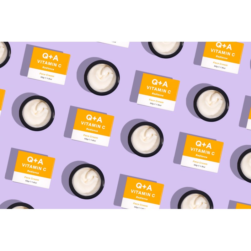 Q+A Vitamin C Radiance Cream - Hydrating, Anti-Ageing Face Cream