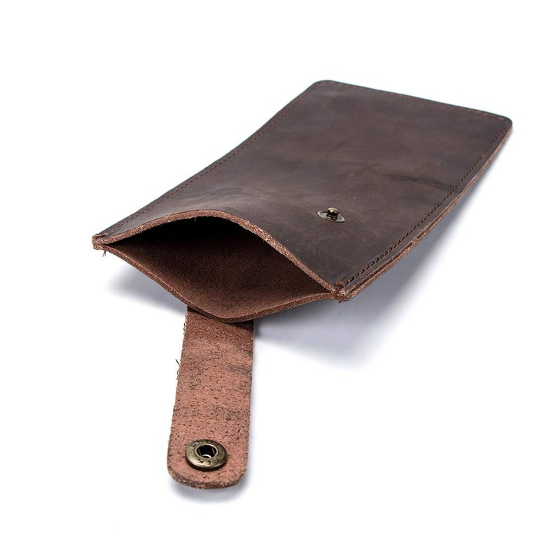 Crazy Horse Leather Knife Sheath, Universal Meat Cleaver Covers, Waterproof