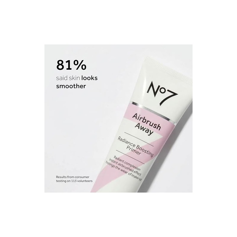 No7 Airbrush Away Radiance Boosting Primer 1 oz