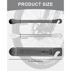 JUKOTA 6 PCS Reifenheber Fahrrad,Metall Fahrrad,Reifenheber Stark Robust Fahrradreifen,Montagewerkzeug Wechseln Werkzeug,Für Rennräder und Mountainbikes