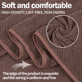 Breteil Toallas de Baño 2 Packs Ultra Suaves Juego Toallas Playa Absorbentes Gran Tamaño, Toalla de Microfibra de Secado Rápido para Baño, Playa, Piscina, Fitness, SPA