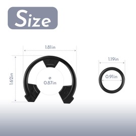 7337563 Water Softener Clip Kit 7116713 Clip (WS60X10004, 1205500, 1205500) and O-Ring Kit (7337571, 7170288, WS03X10025) Compatible with Kenmore, GE, EcoPure, Sears