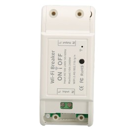 Interruptor Inteligente WiFi AC100-240V Interruptor de Control de Voz Manos Libres Electrodomésticos Interruptor Inteligente de Encendido y Apagado con Manual de Usuario