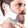 2 Pack | Beard Stencils for Goatee, Sideburns, Neck, Moustache