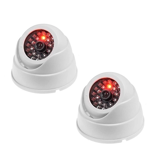 JZK 2 Dummy Fake Surveillance Security CCTV Dome Camera With