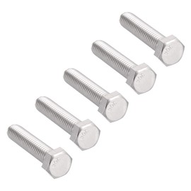 sourcing map 3/8-16x1-3/4" UNC Hexagon Head Bolts Stainless Steel Hex Bolts Pack of 5