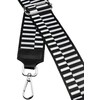 Caspar BSG03 Wide Leather/Textile Shoulder Strap with Silver Carabiner for
