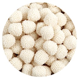 Champagne Bubbles, White Candy Gummies, Non-Alcoholic, The Hampton Popcorn & Candy Company, 2.2 Pound Bag (White - Champagne Bubbles)