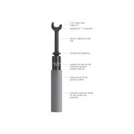 Jonard Tools TWAS-71630, Speed Head Torque Wrench, 7/16" Drive Size, 30 in-lb Torque